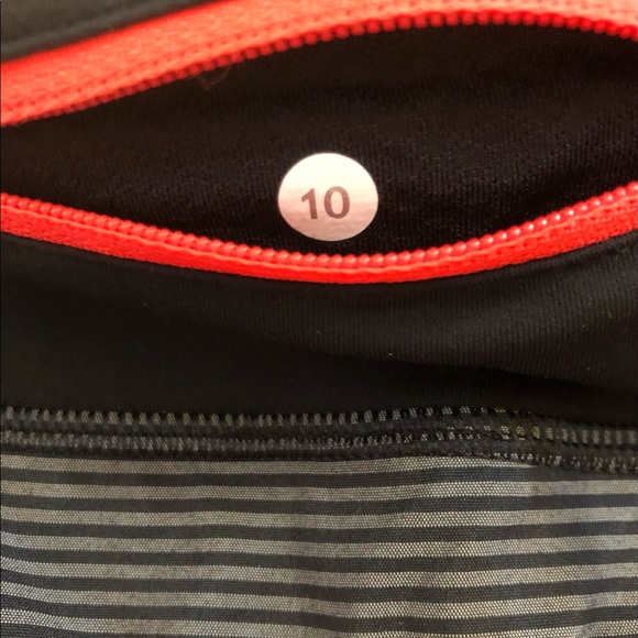 NWOT Lululemon Speed Shorts Cashew Tonka Stripe flare 10 - Picture 3 of 5